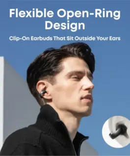 Anker Earphones Soundcore AeroClip Bluetooth черен - Image 3