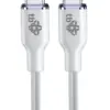 TB USB C - USB C 60W Glamour кабел 1.5m бял
