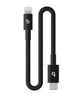 Apple кабел Beats USB C to Lightning 20 cm черен