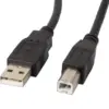 Lanberg кабел USB 2.0 AM-BM 5M черен