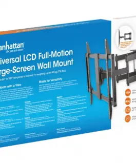 Manhattan TV wall mount 60-100 inches LED/LCD 80kg swivel tilt