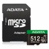 Adata памет card microSD Speed Plus card 512GB UHS1 U3 V30 A2 180/160 MB/s