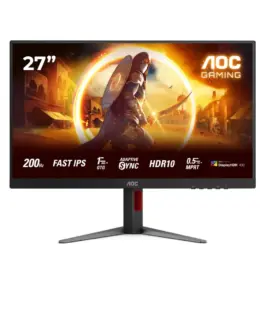 AOC Monitor 27G4HA 27 inches Fast IPS HDMIx2 DP Pivot Speakers