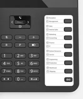 Gigaset Corded phone Gigaset Desk600 черен
