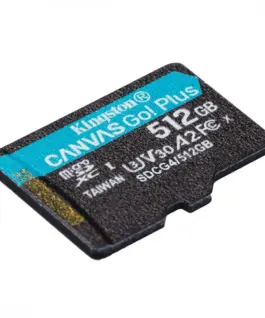 Alternative view of Kingston памет card microSD 512GB Canvas Go! Plus 200MB/s A2 U3 V30