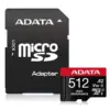Adata памет card microSD High Endurance 512GB UHS1 U3 V30 A2 100/85MB/s + адаптер