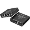 Qoltec Splitter Ethernet mini SWITCH 1x3 RJ45 USB C