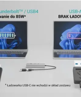 i-tec Universal Charging Metal HUB 2xUSB-C/2xUSB-A PD 85W
