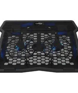 Охладителна подложка за лаптоп CANYON NS03 Cooling stand dual-fan with 2x2.0 USB hub support up to 10”-15.6” laptop ABS