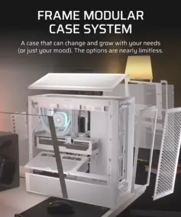 Corsair FRAME 4000D RS бял Mid Tower ATX