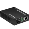 Qoltec Media конвертор SWITCH Ethernet 1x RJ45 1x SFP