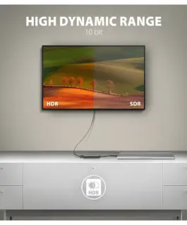 AXAGON RVC-HI8KPD USB-C HDMI 8K адаптер ALU PD 100W