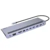 Unitek HUB USB-C 11in1 USB-C RJ45 PD 100W; D1022B