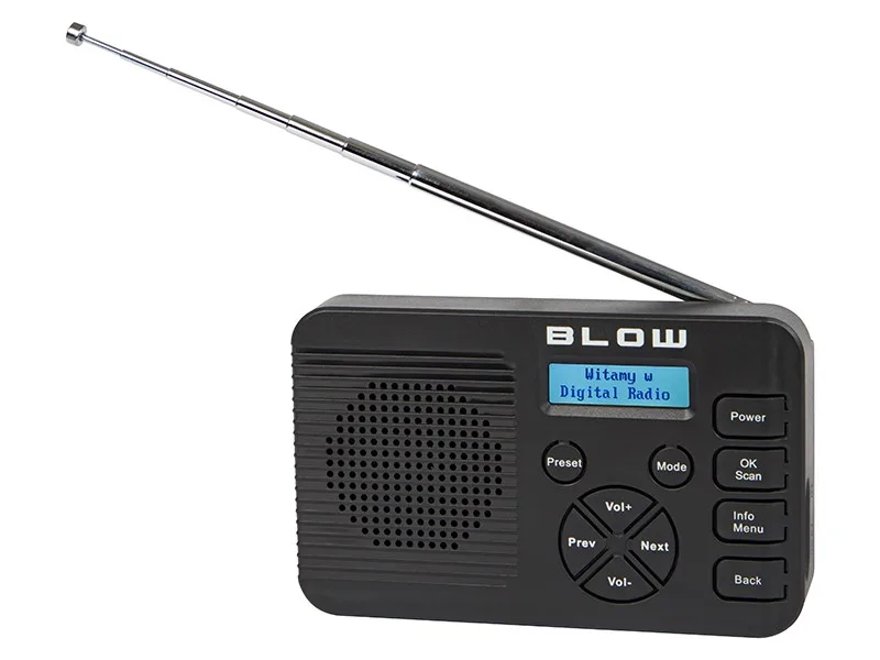BLOW Radio RK4 FM/DAB+ kitchen черен