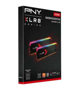 Alternative view of PNY памет DDR5 XLR8 RGB 64GB (2x32GB) 6000 C30