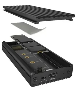 IcyBox ICY BOX IB-1917M-C32 NVMe USB 3.2 Gen 2×2