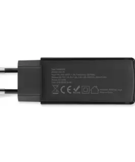 Qoltec 65W GaN зарядно 5V 20V 3A 3.25A USB C 3.1