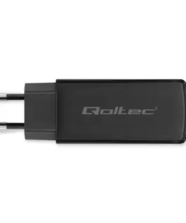 Qoltec 90W GaN зарядно 5V 20V 3A 4.5A USB C 3.1