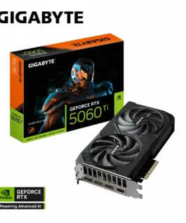 Alternative view of Gigabyte видео карта GeForce RTX 5060 Ti WINDFORCE 1 6G 128BIT GDDR7 HDMI/3DP