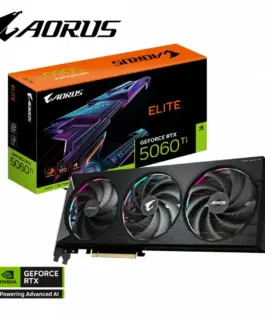 Alternative view of Gigabyte видео карта AORUS GeForce RTX 5060 Ti ELITE 16G 128BIT GDDR7 HDMI/3DP