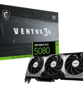 MSI видео карта GeForce RTX 5080 VENTUS 3X OC 16G GDDR7 256bit DP/HDMI