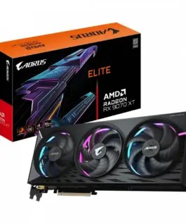Gigabyte видео карта Radeon RX 9070 XT AORUS ELITE 16GB GDDR6 256bit DP/HDMI