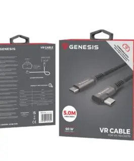Natec USB-C M/M 3.1 GEN 2 кабел 5M 10GB/S PD60W VR