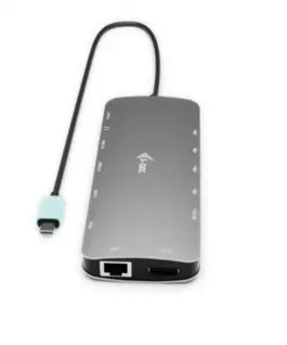 Alternative view of i-tec i-tec USB-C Metal Nano 3x Display Dock (HDMI+U