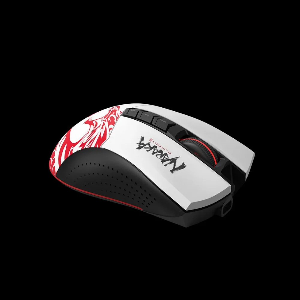 Геймърска Безжична мишка A4tech Bloody R90 Plus Naraka, 2.4 GHz, Black - Image 2