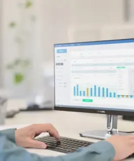 Alternative view of Philips Monitor 23.8 inches 24B2G5200 IPS 100Hz HDMI DP Pivot Speakers