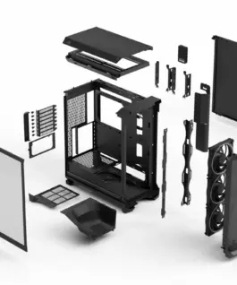 Alternative view of Fractal Design FDE Meshify 3 Ambience ProRGB черен TG Light