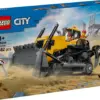 LEGO City 60466: жълт Bulldozer with Loader