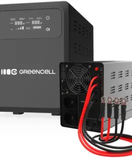 Green Cell UPS AVR PowerCore 1000W/1500VA 12VDC