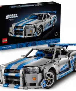 Alternative view of LEGO Technic 42210 Nissan Skyline GT-R (R34) from The Fast and the Furious