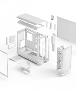 Fractal Design Meshify3XL Ambience ProRGB бялTG Clear
