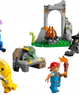 Alternative view of LEGO Fortnite building blocks 77075: Skully and Sparkplug and the Camp