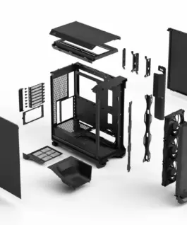 Fractal Design Meshify 3 черен Solid
