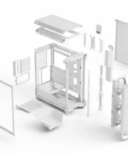 Fractal Design Meshify 3 Ambience ProRGB бял TG Clear
