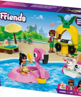 LEGO Friends 42658 building blocks: Pool party with a unicorn and a flamingo