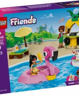 LEGO Friends 42658 building blocks: Pool party with a unicorn and a flamingo