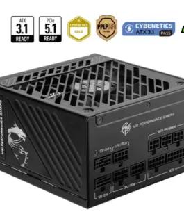 Alternative view of MSI MPG A1000GS PCIE5