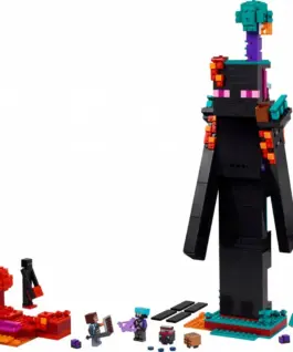 Alternative view of LEGO Minecraft 21279 Enderman Tower