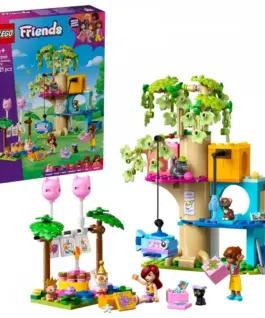 LEGO Friends 42666 building blocks: Cat Birthday Party and Tree House