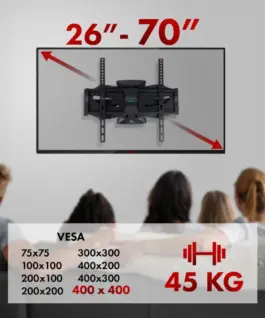 Maclean TV Bracket 26-55 inches MC-781 45kg