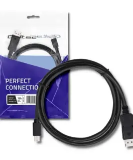 Alternative view of Qoltec Cabel Mini DisplayPort v1.1/ DisplayPort v1.1 | 1080P | 1,8m
