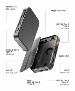 IcyBox IB-DK4071M-CU31 7in1