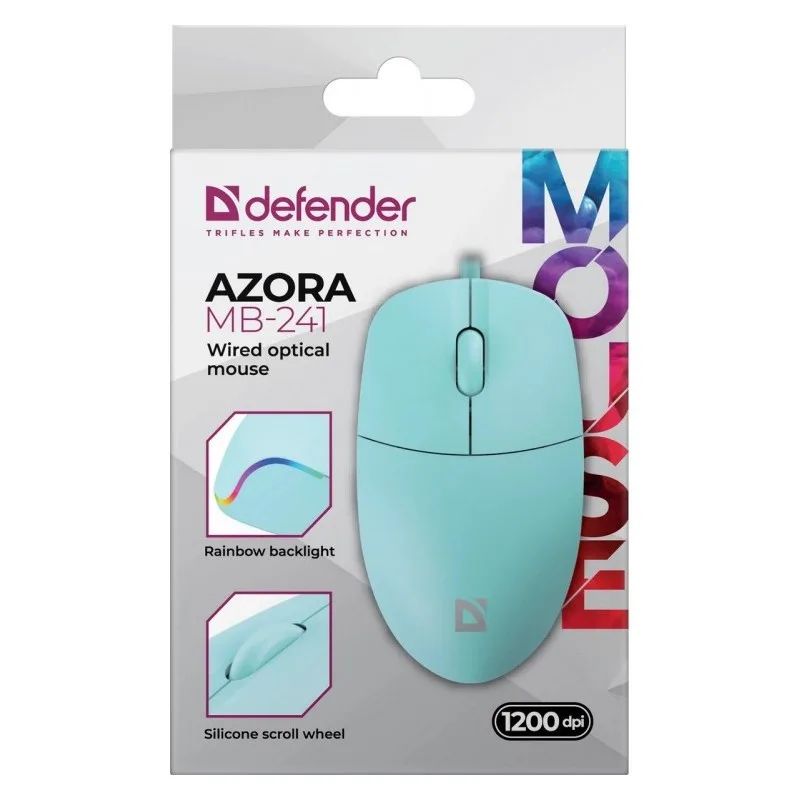 Defender WIчервен мишка AZORA MB-24 1 1200 DPI MINT - Image 5