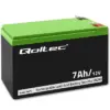 Qoltec AGM battery 12V 7Ah max. 105A Securit
