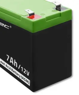 Qoltec AGM battery 12V 7Ah