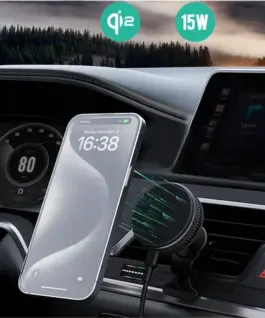 Alternative view of AUKEY HD-MC13A Qi2 15W 3A Cooling Wireless зарядно